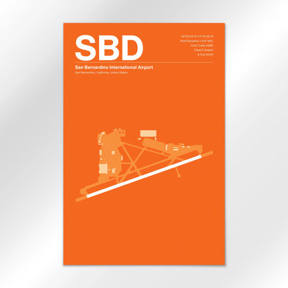 SBD Airport Diagram
