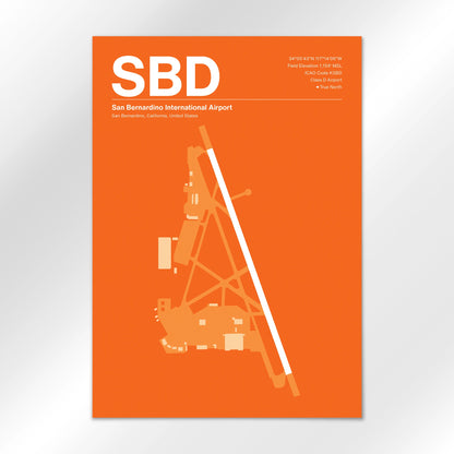 SBD Airport Diagram