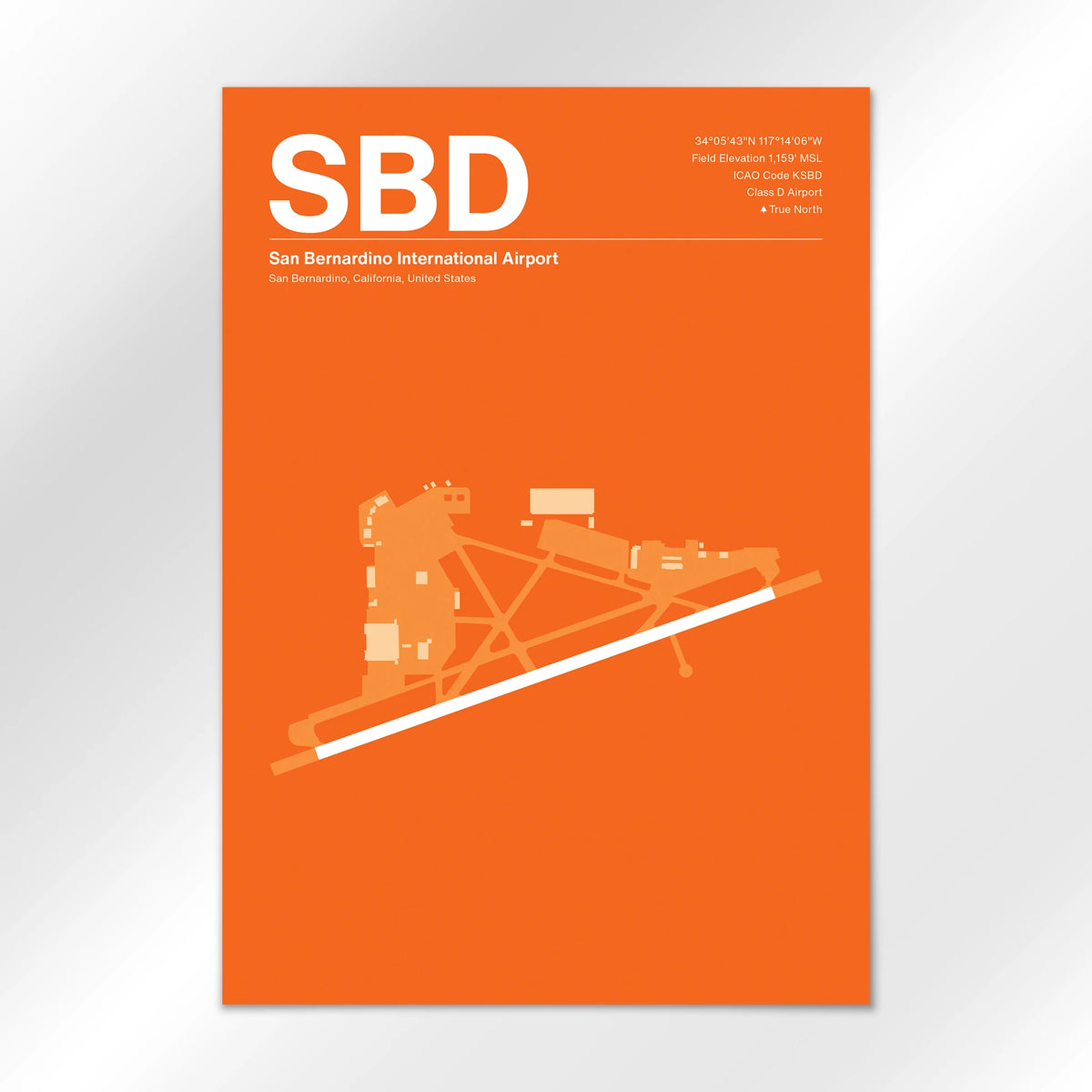 SBD Airport Diagram