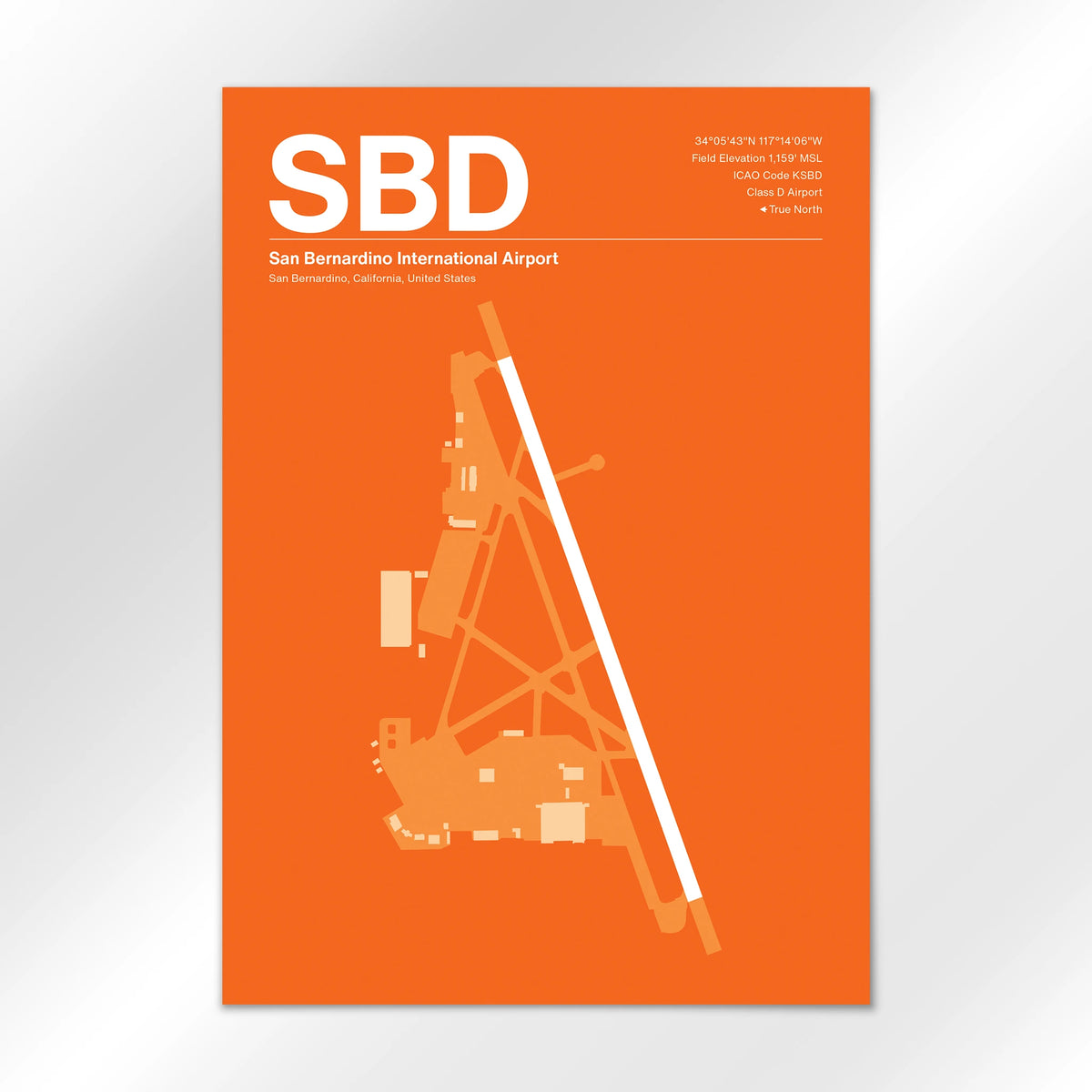 SBD Airport Diagram
