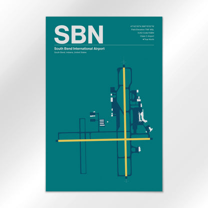 SBN Airport Diagram