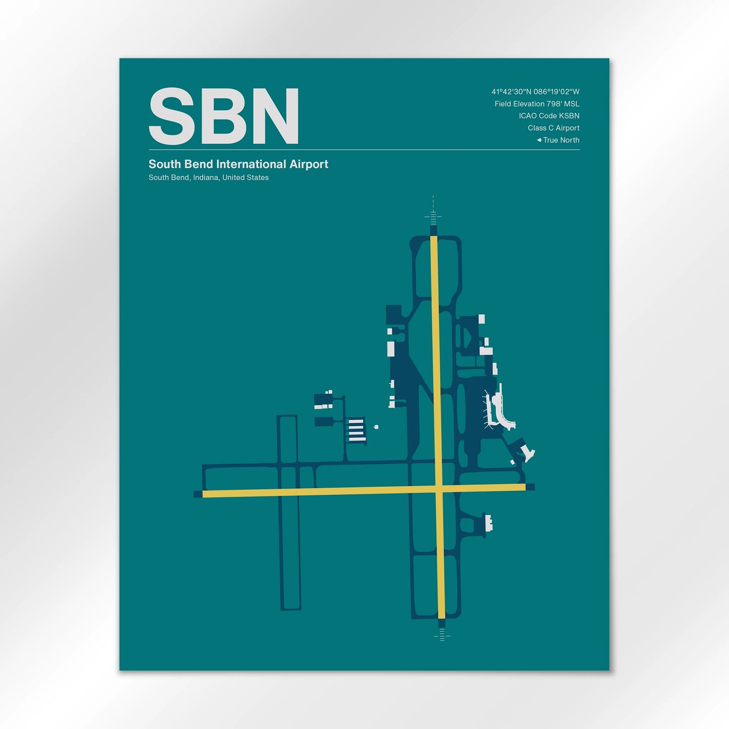 SBN Airport Diagram
