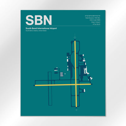 SBN Airport Diagram