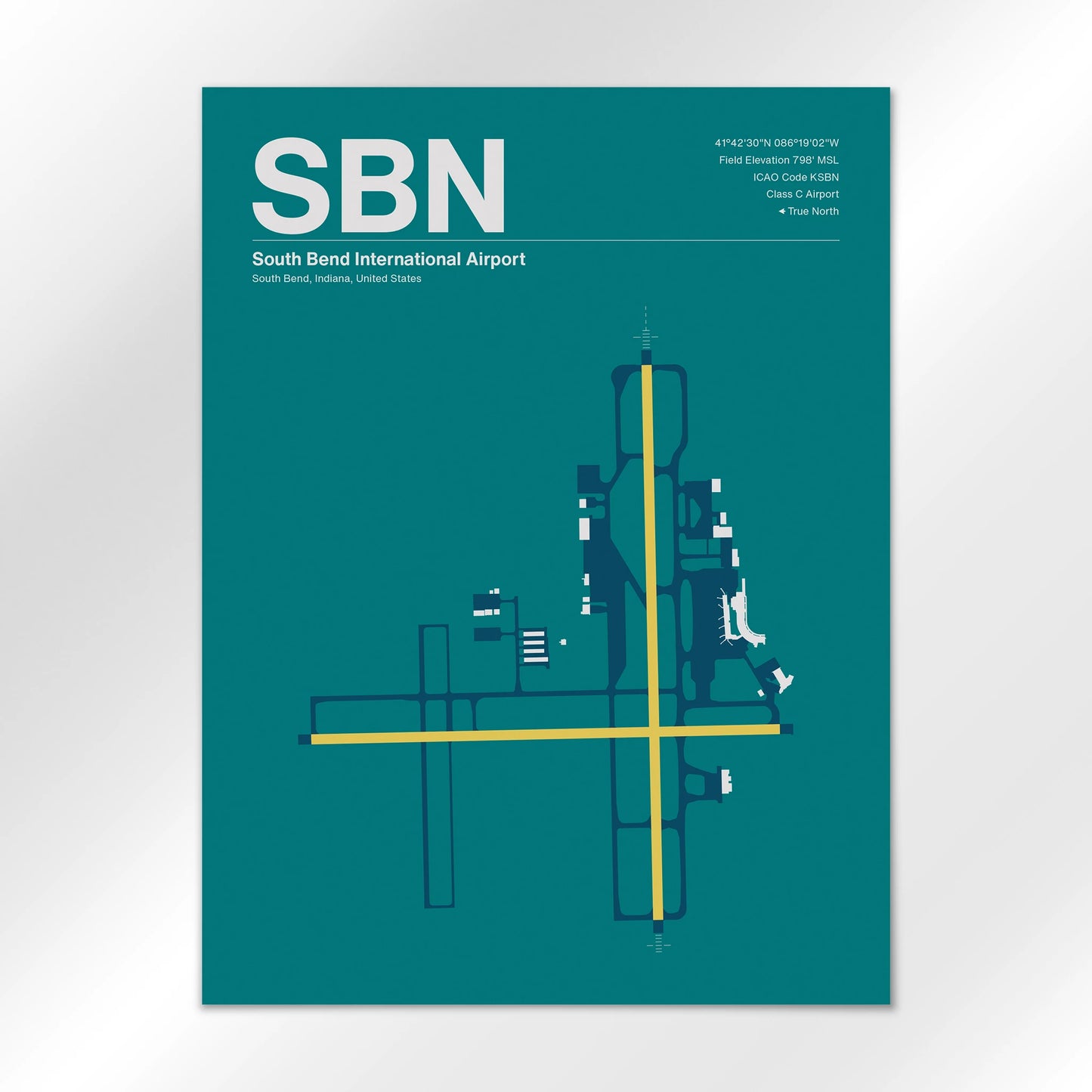 SBN Airport Diagram