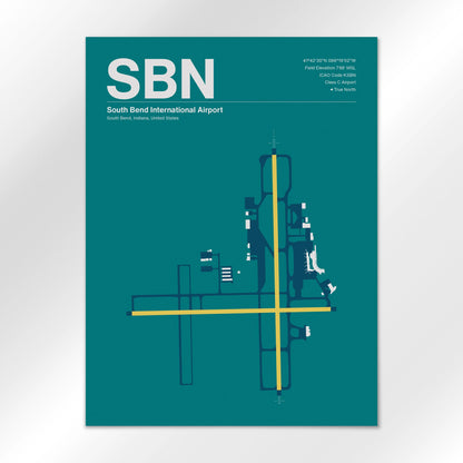 SBN Airport Diagram