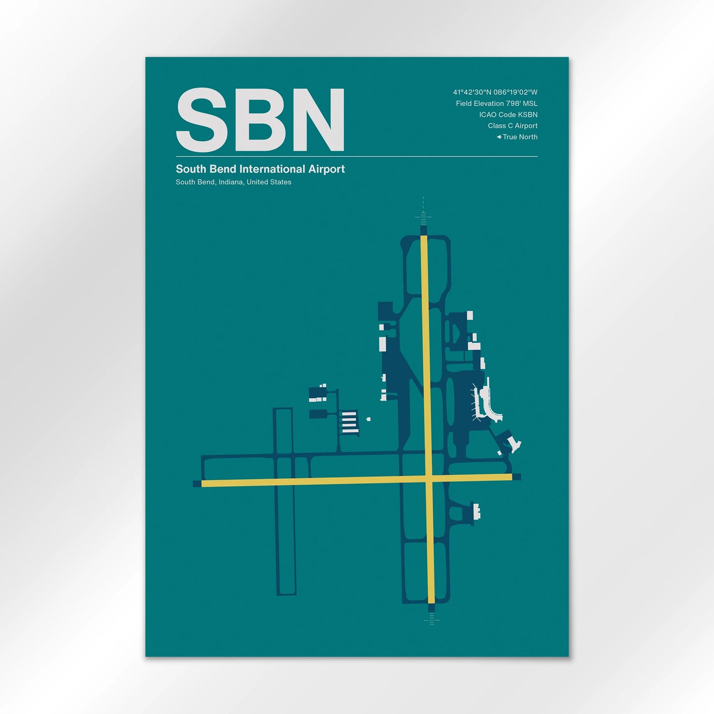 SBN Airport Diagram