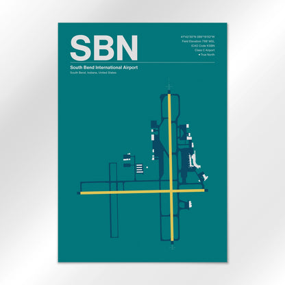 SBN Airport Diagram