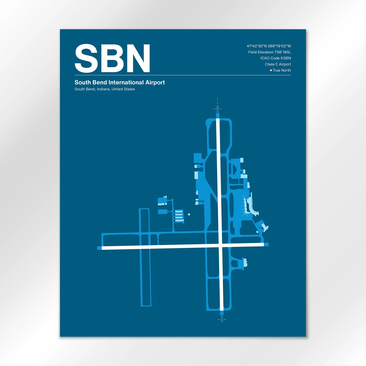 SBN Airport Diagram
