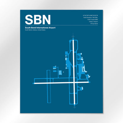 SBN Airport Diagram