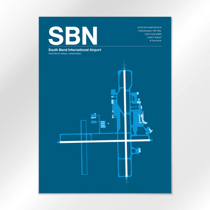 SBN Airport Diagram