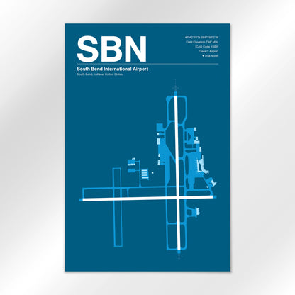 SBN Airport Diagram