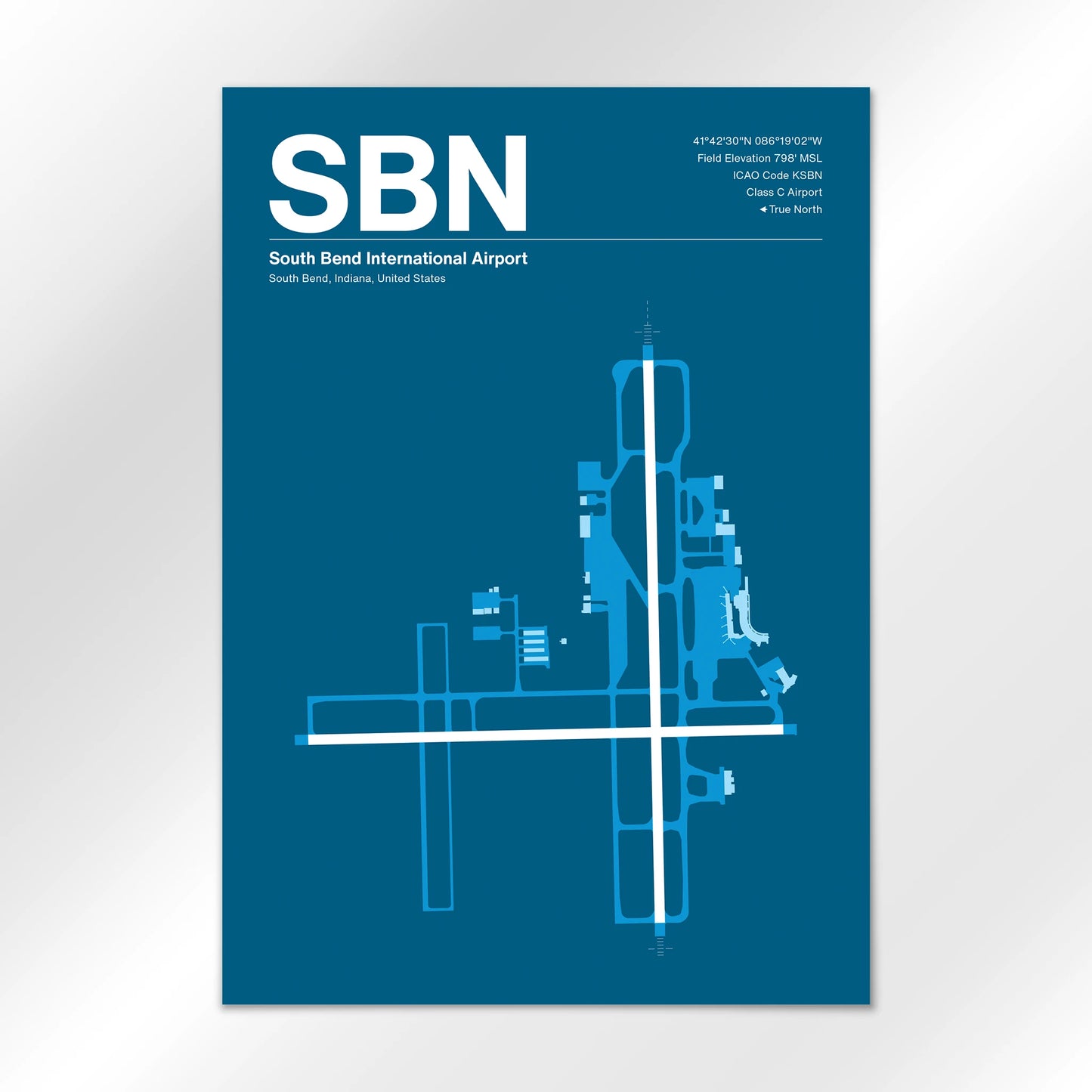 SBN Airport Diagram