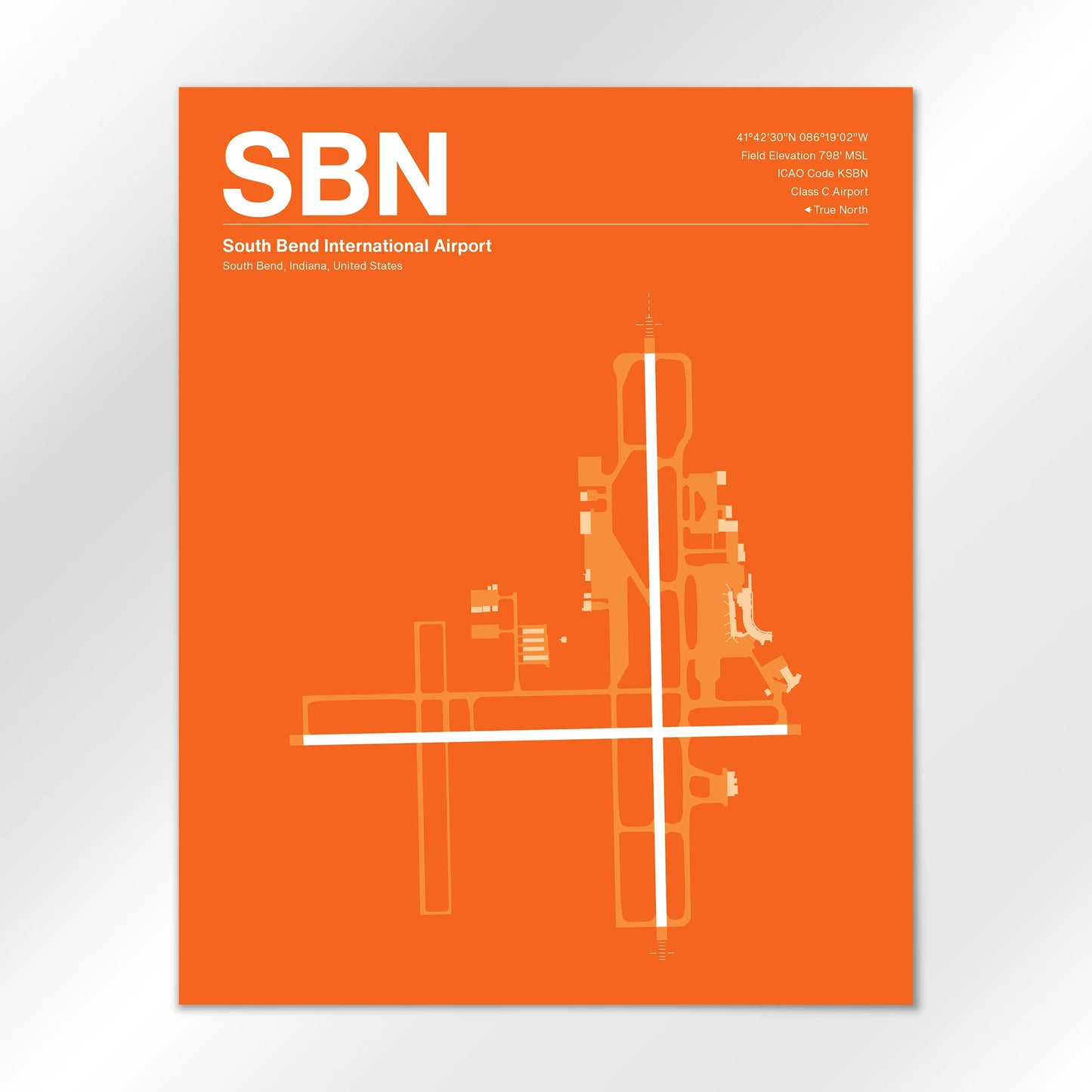 SBN Airport Diagram