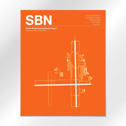 SBN Airport Diagram