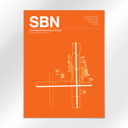 SBN Airport Diagram