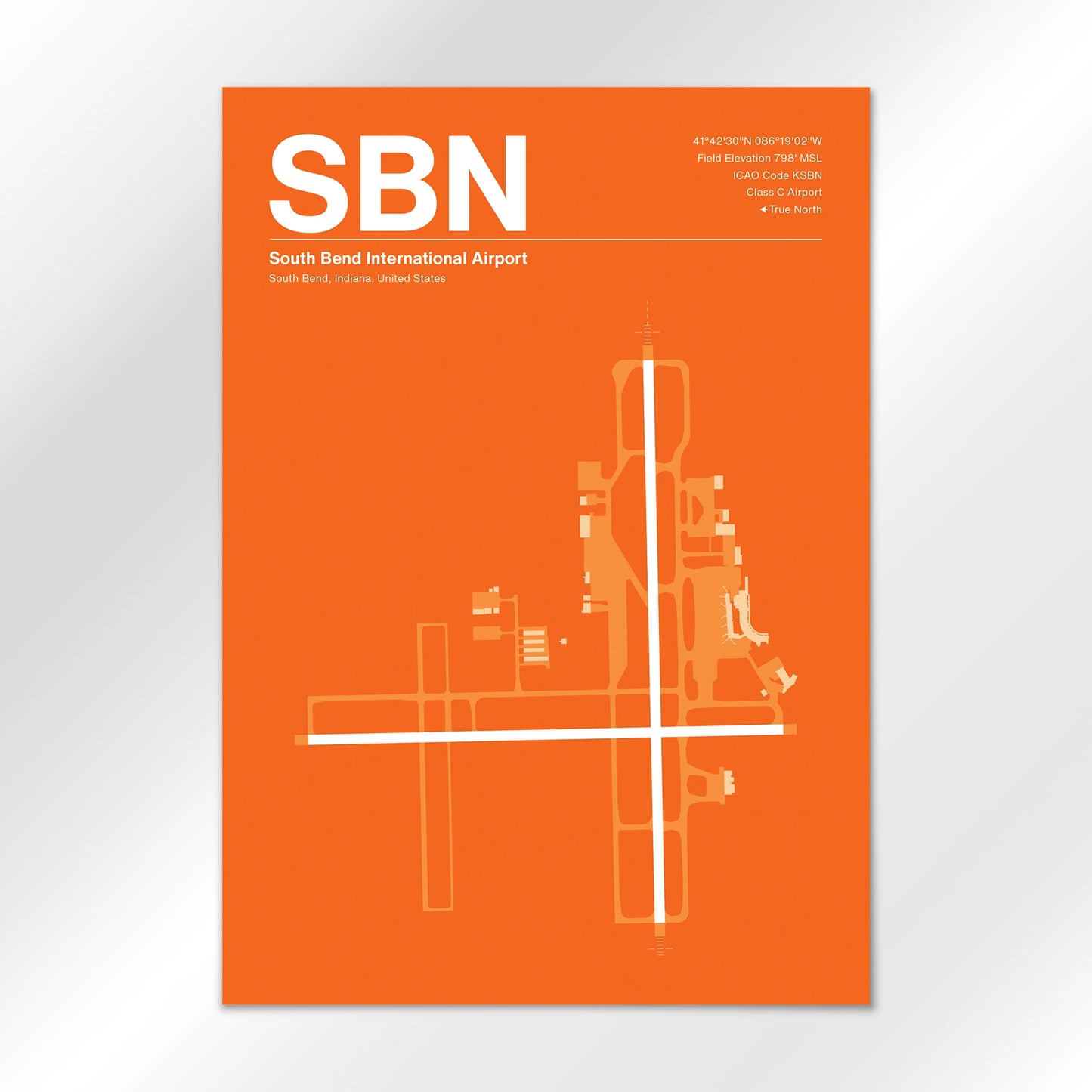 SBN Airport Diagram