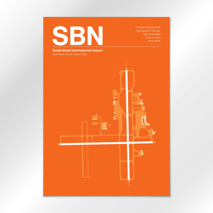 SBN Airport Diagram