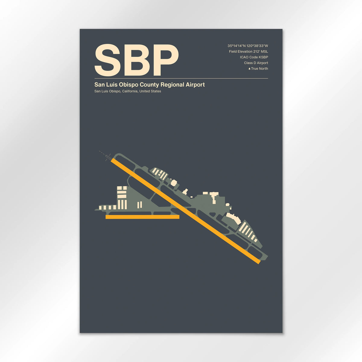 SBP Airport Diagram