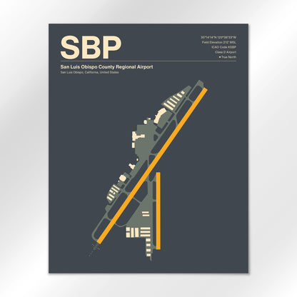 SBP Airport Diagram