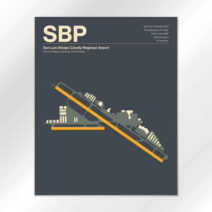SBP Airport Diagram
