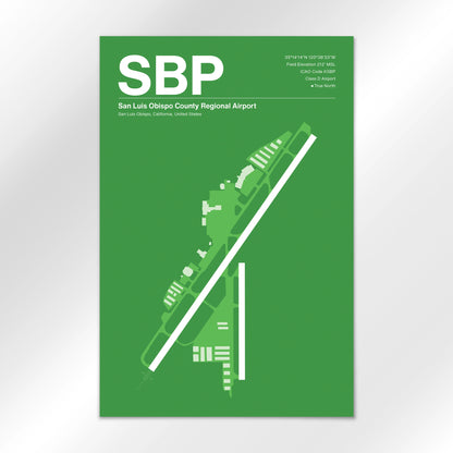 SBP Airport Diagram