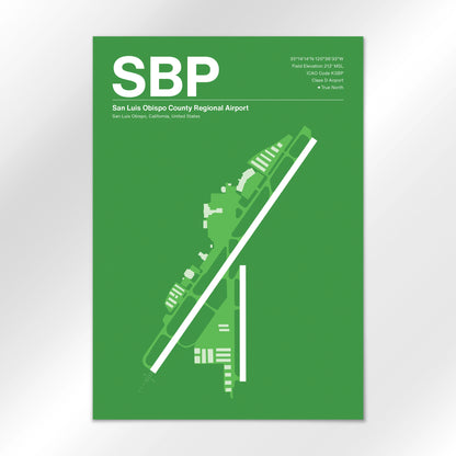 SBP Airport Diagram