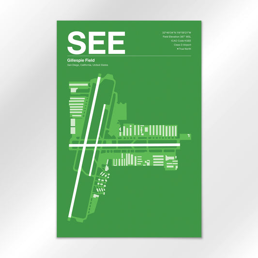 SEE | El Cajon - Overland Green - 12×18" - No Frame