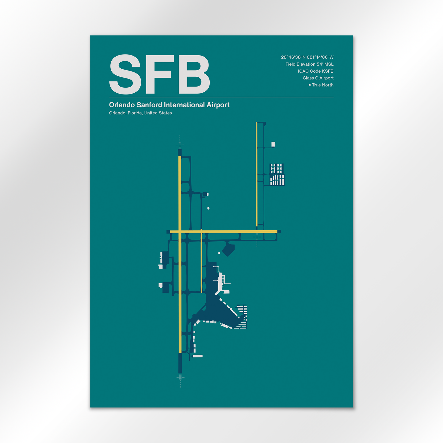 SFB Airport Diagram