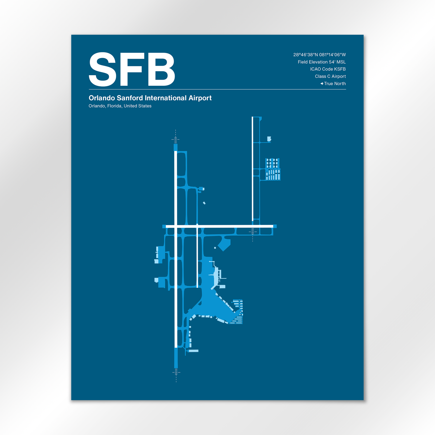 SFB Airport Diagram