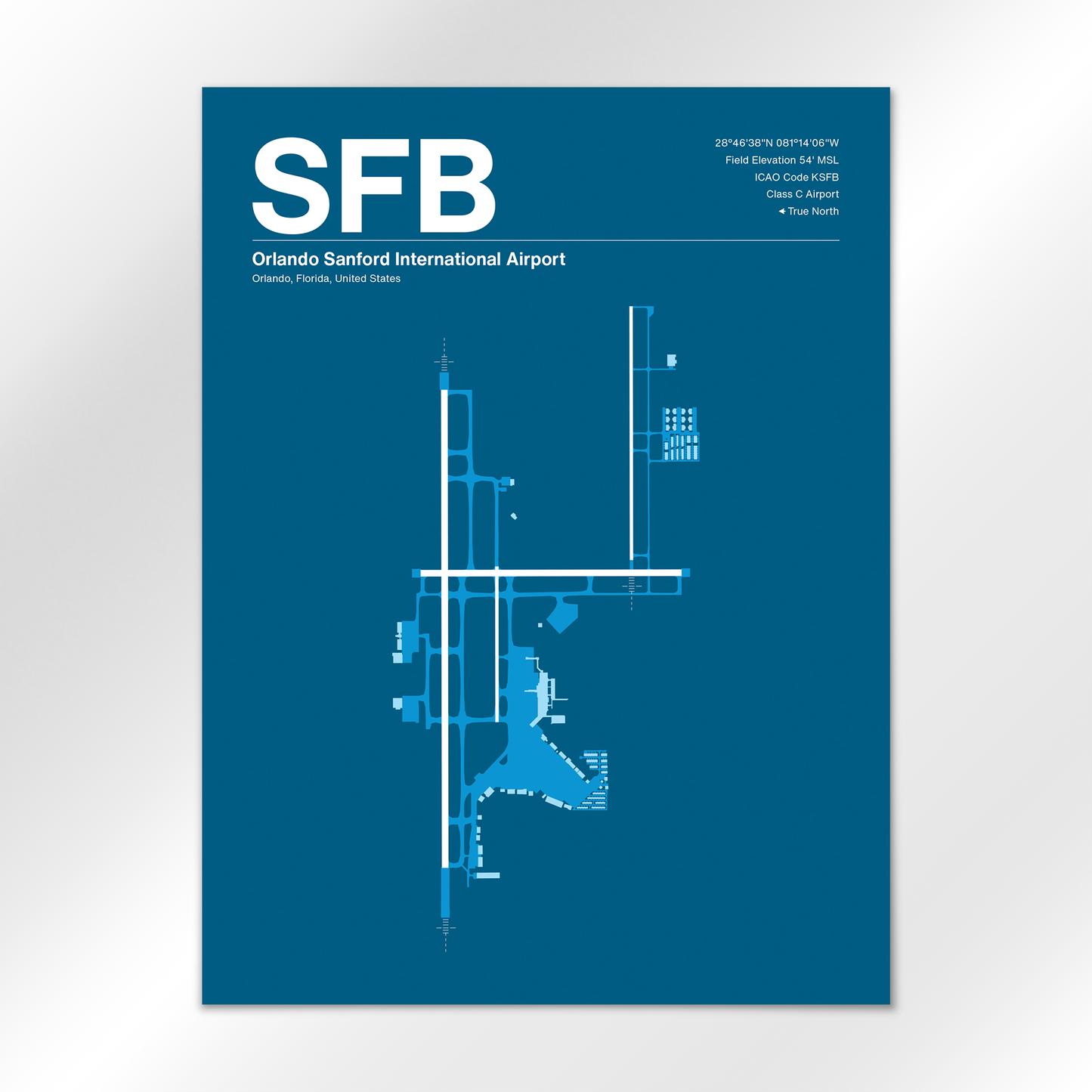 SFB Airport Diagram