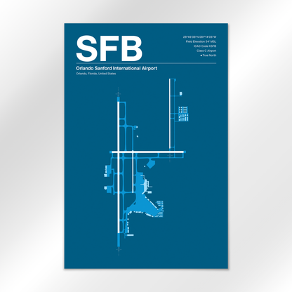 SFB Airport Diagram