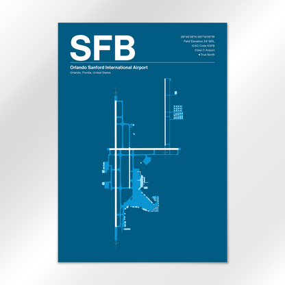 SFB Airport Diagram