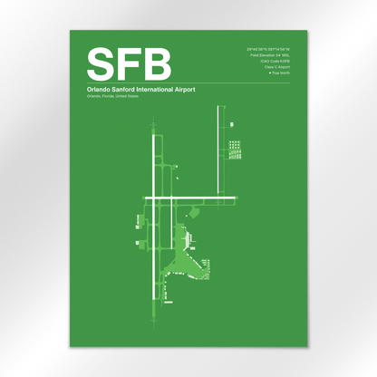 SFB Airport Diagram