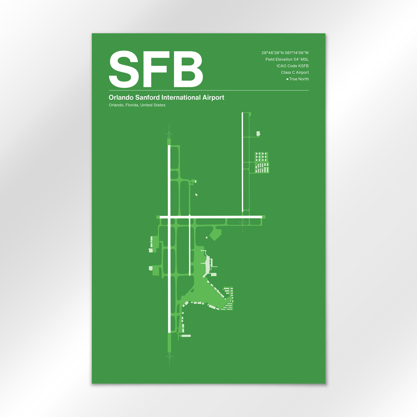 SFB Airport Diagram
