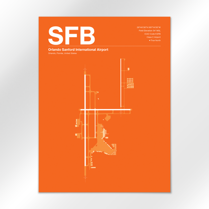 SFB Airport Diagram