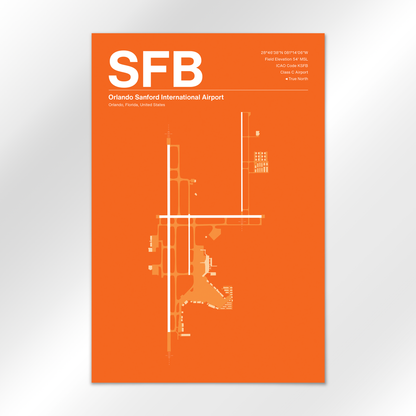 SFB Airport Diagram
