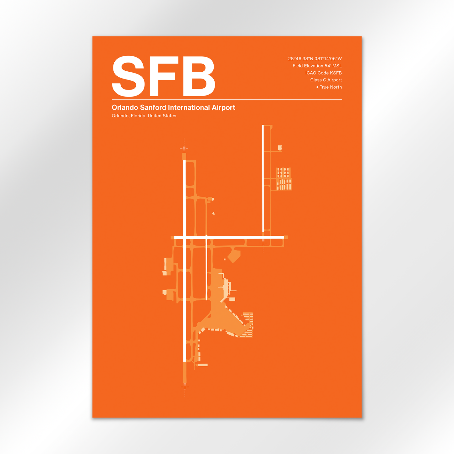 SFB Airport Diagram