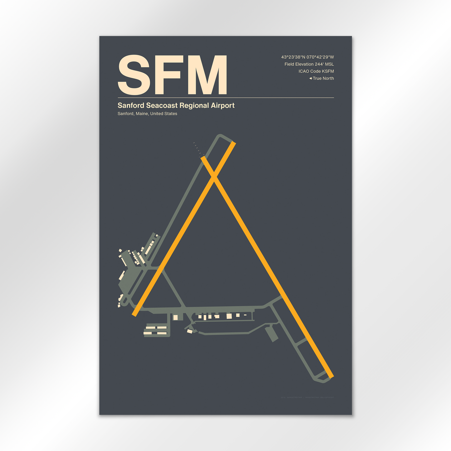 SFM Airport Diagram