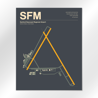 SFM Airport Diagram