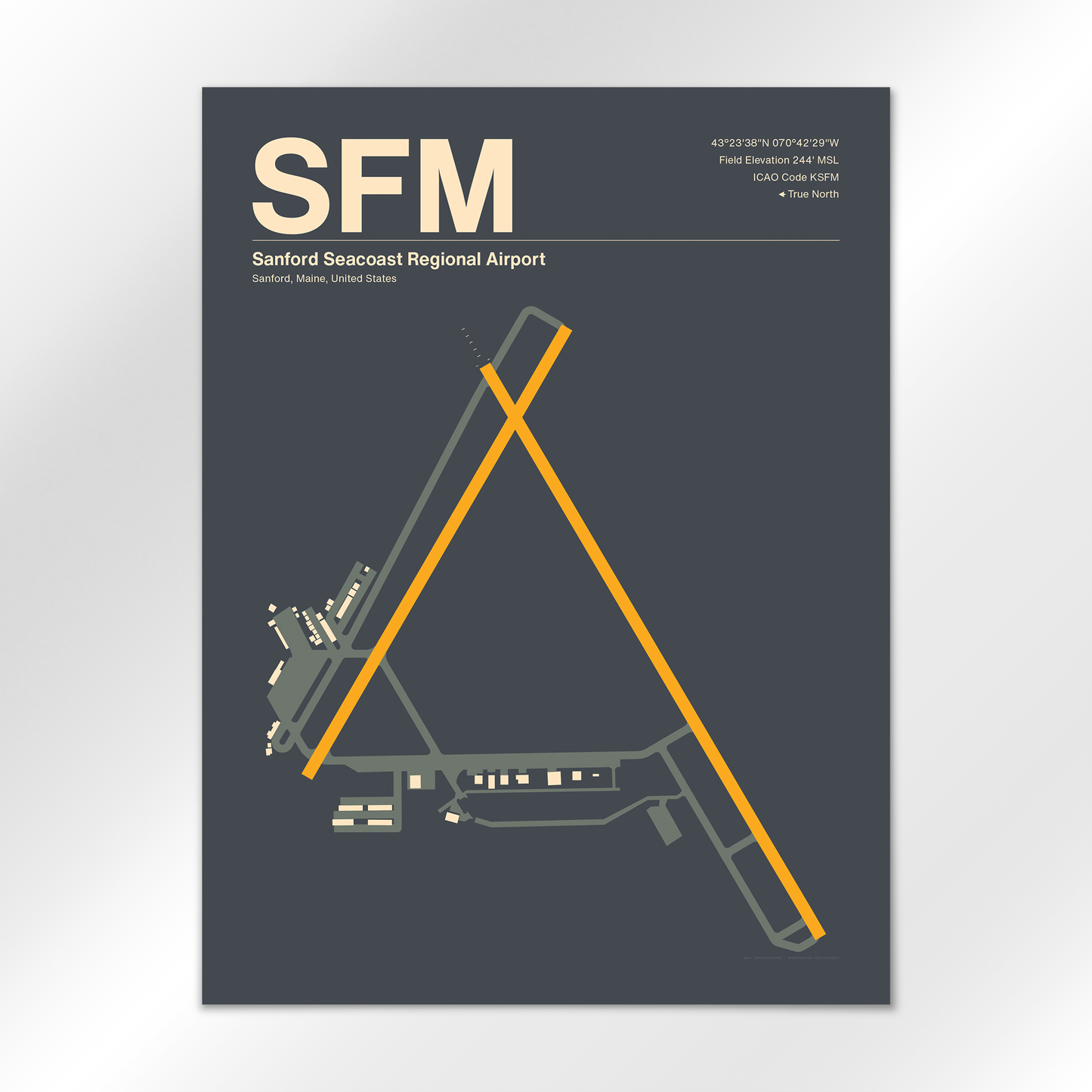 SFM Airport Diagram