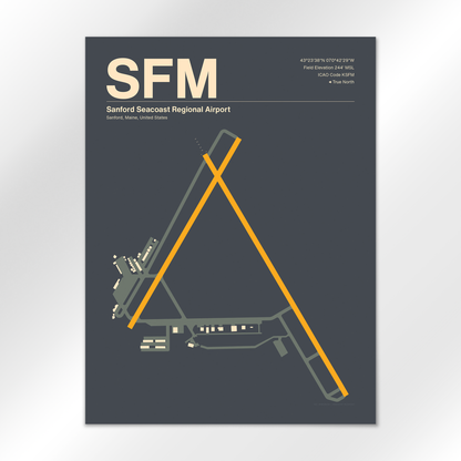 SFM Airport Diagram