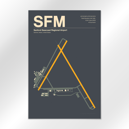 SFM Airport Diagram