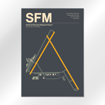 SFM Airport Diagram