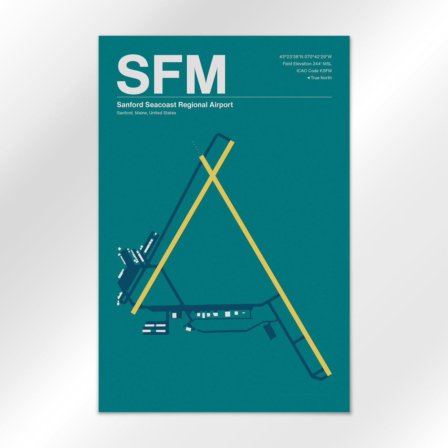 SFM Airport Diagram