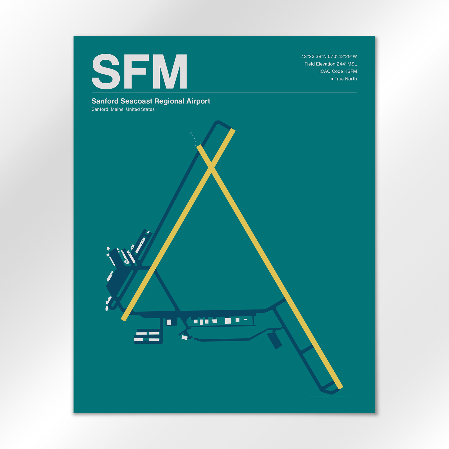SFM Airport Diagram