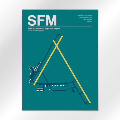 SFM Airport Diagram