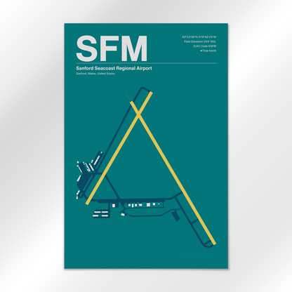 SFM Airport Diagram