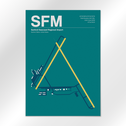 SFM Airport Diagram