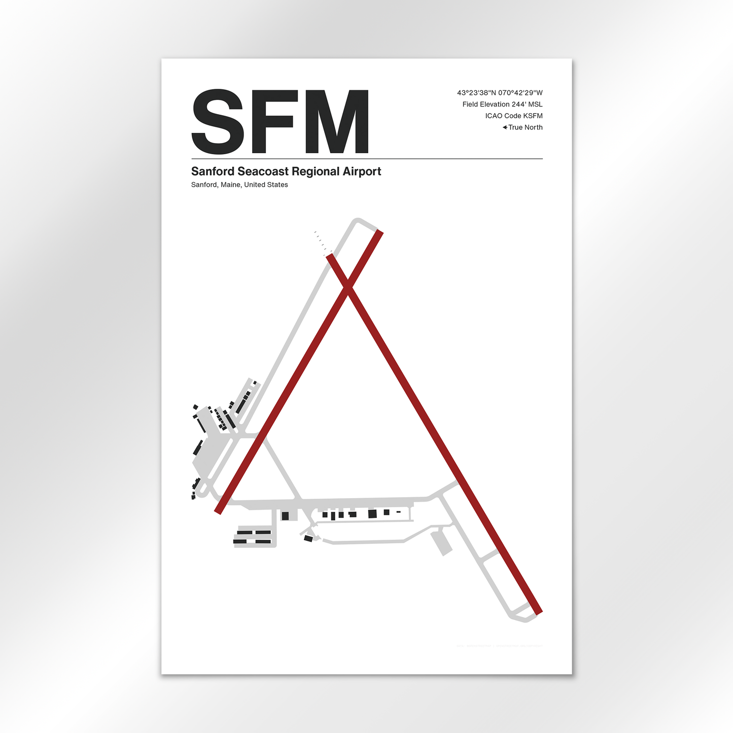 SFM Airport Diagram