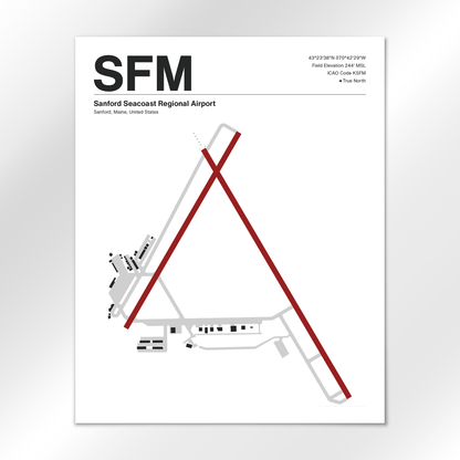 SFM Airport Diagram